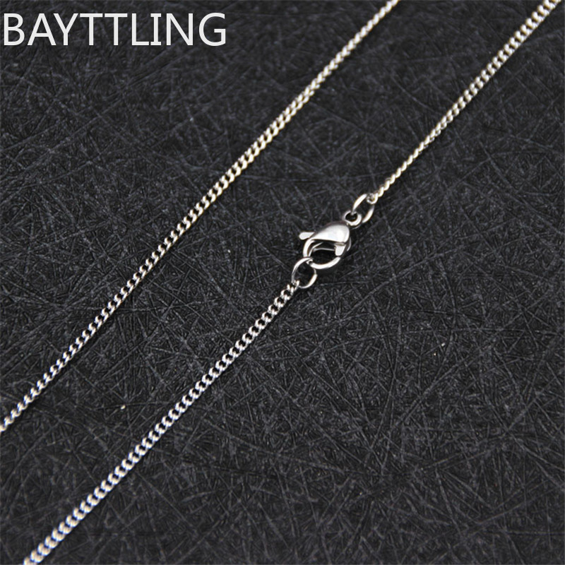 925 Sterling Silver Chain Necklace Men - Grosir 925 perak murni 2MM 16-30