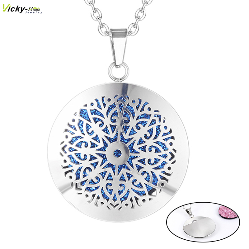 Baru Sederhana Aromaterapi Min - Heart Locket Necklace Photo ulasan dan harga
