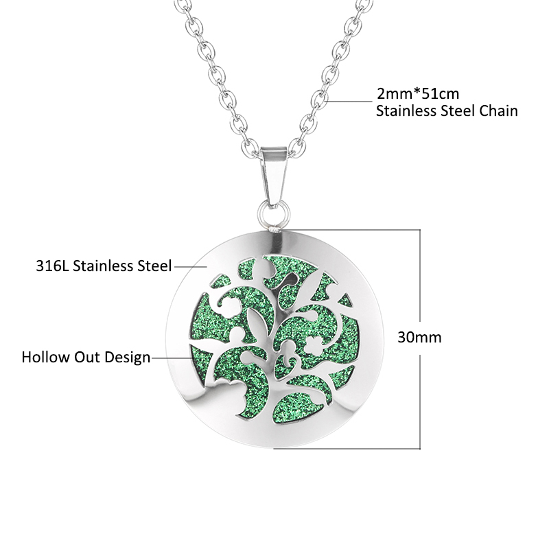 Baru Sederhana Aromaterapi Min - Heart Locket Necklace Photo ulasan dan harga