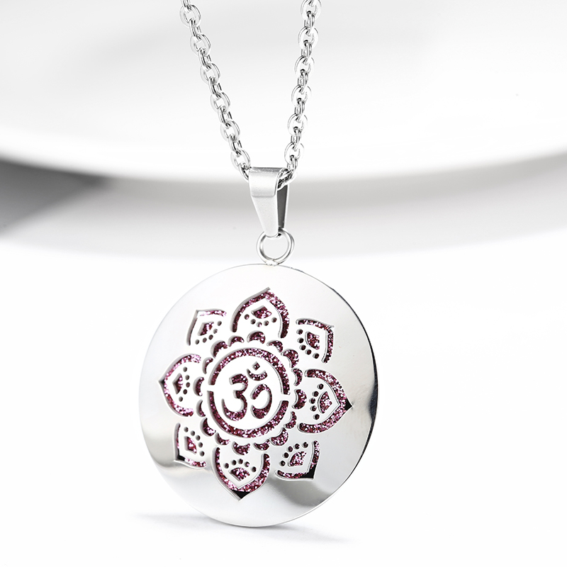 Baru Sederhana Aromaterapi Min - Heart Locket Necklace Photo ulasan dan harga