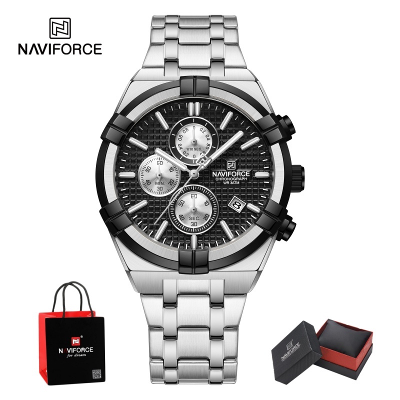 Jam Tangan Pria NAVIFORCE Quar - Watch Accessories ulasan dan harga