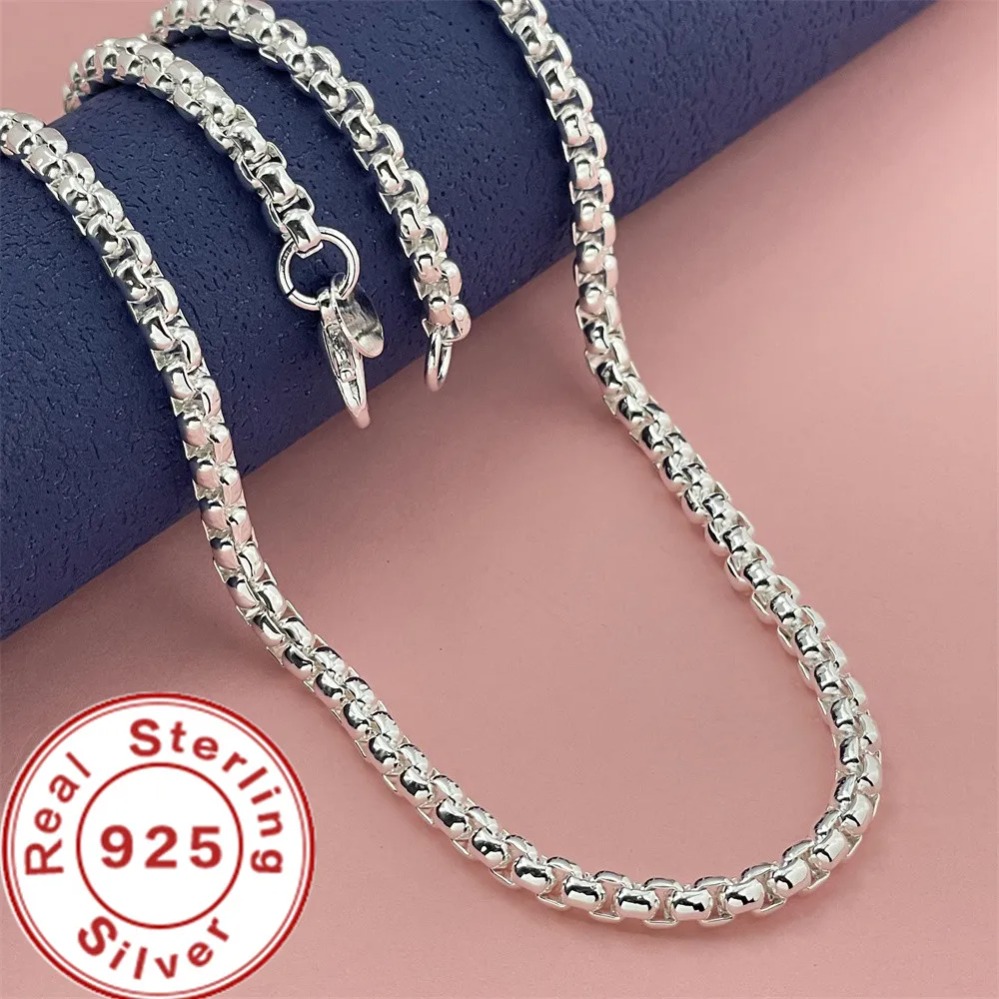 Kalung Perak Sterling 925 Gros - 925 Sterling Silver Chain Necklace Men ulasan dan harga