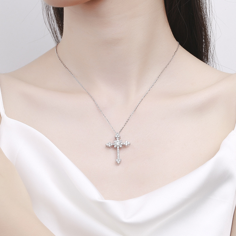 IOGOU kalung liontin salib Moi - 925 Sterling Silver Chain Necklace Men ulasan dan harga