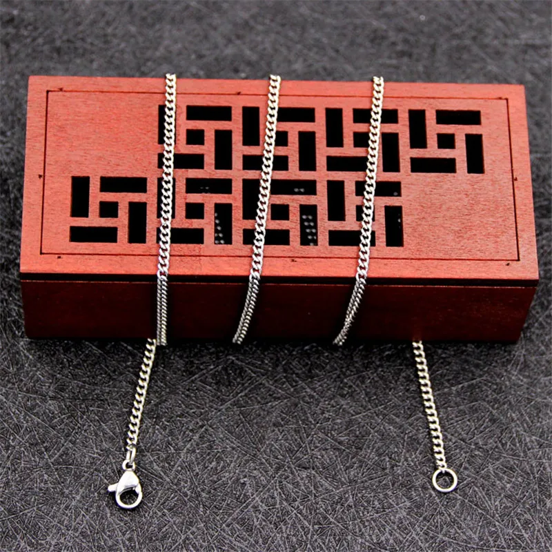 Grosir 925 perak murni 2MM 16- - 925 Sterling Silver Chain Necklace Men ulasan dan harga