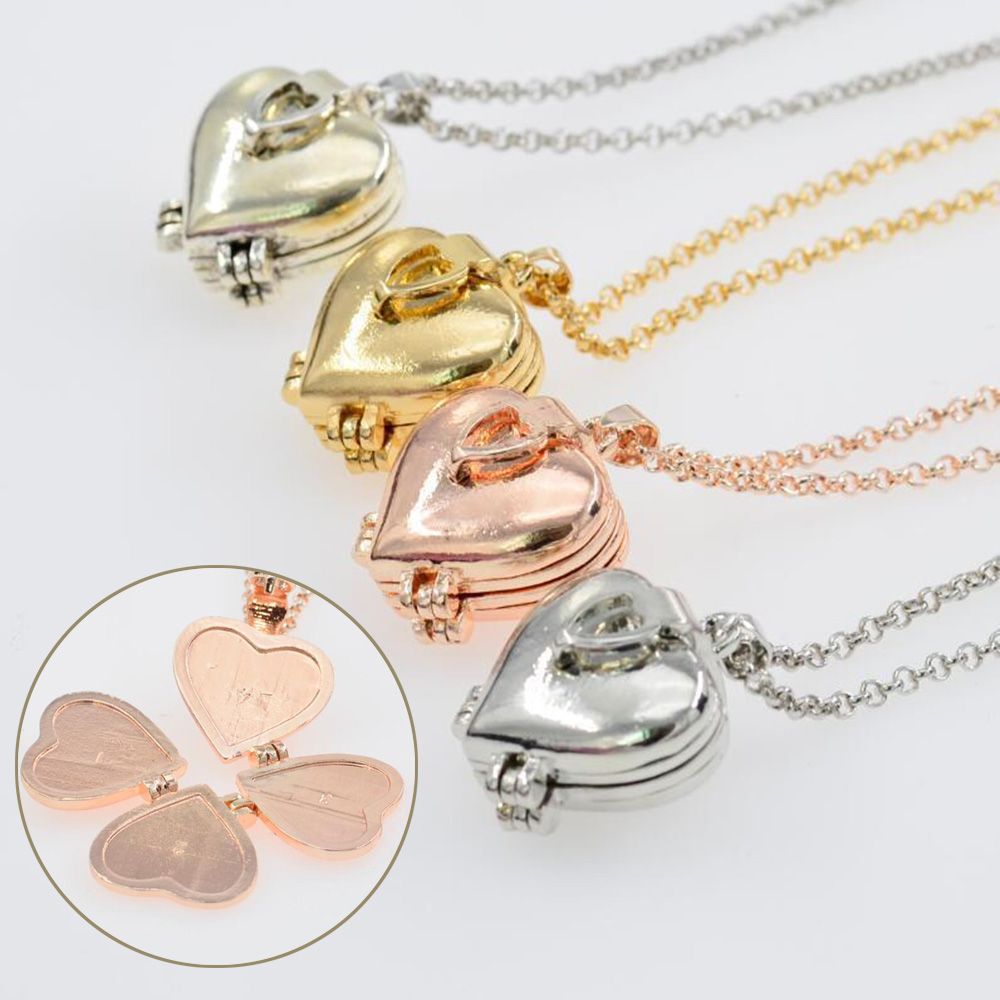 Mode Foto Gambar Liontin Kalun - Heart Locket Necklace Photo ulasan dan harga