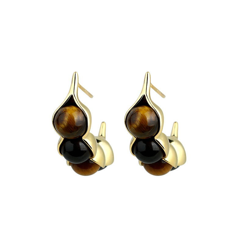 Anting Pod Mata Harimau Batu P - Earrings ulasan dan harga