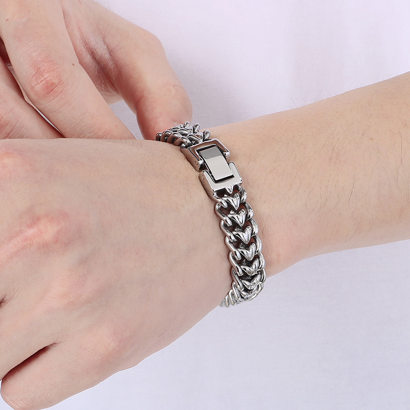 KALEN Gelang Rantai Kepang Baj - Cuban Link Chain 12Mm ulasan dan harga