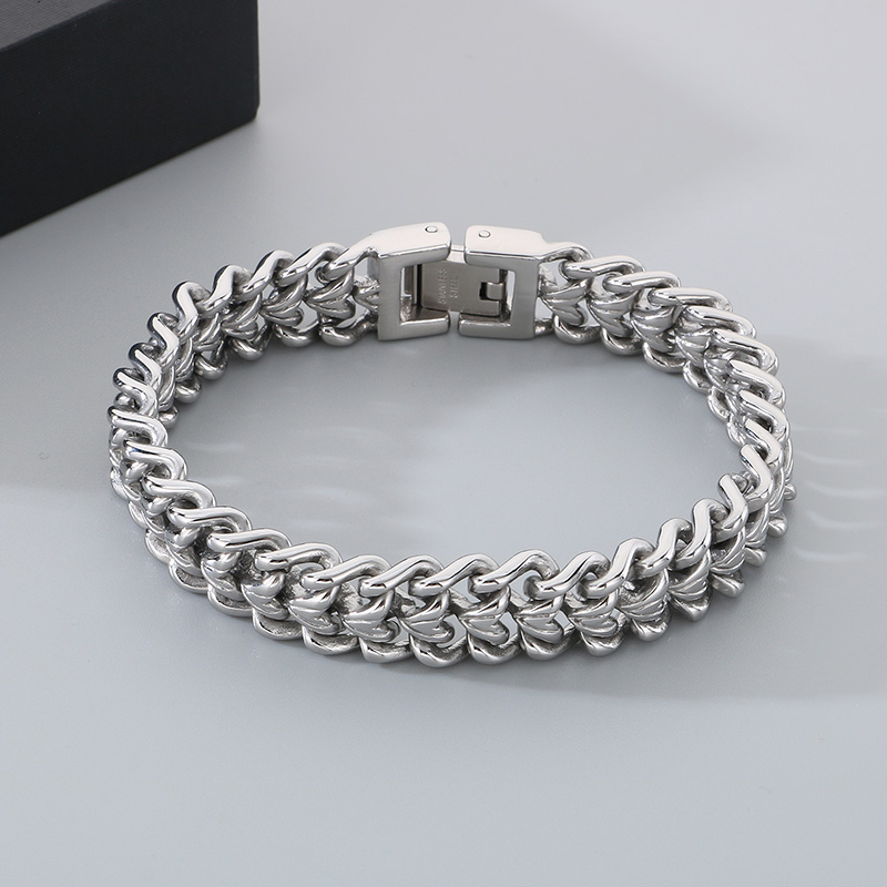 KALEN Gelang Rantai Kepang Baj - Cuban Link Chain 12Mm ulasan dan harga